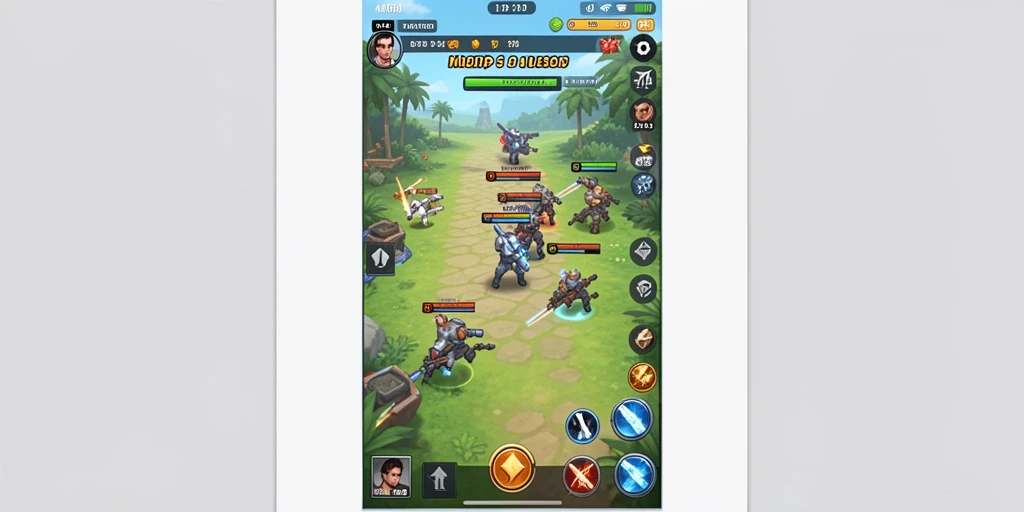 Tampilan antarmuka utama game AFAF yang menarik.