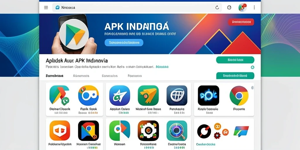 Tangkapan layar aplikasi menampilkan antarmuka utama yang menarik.