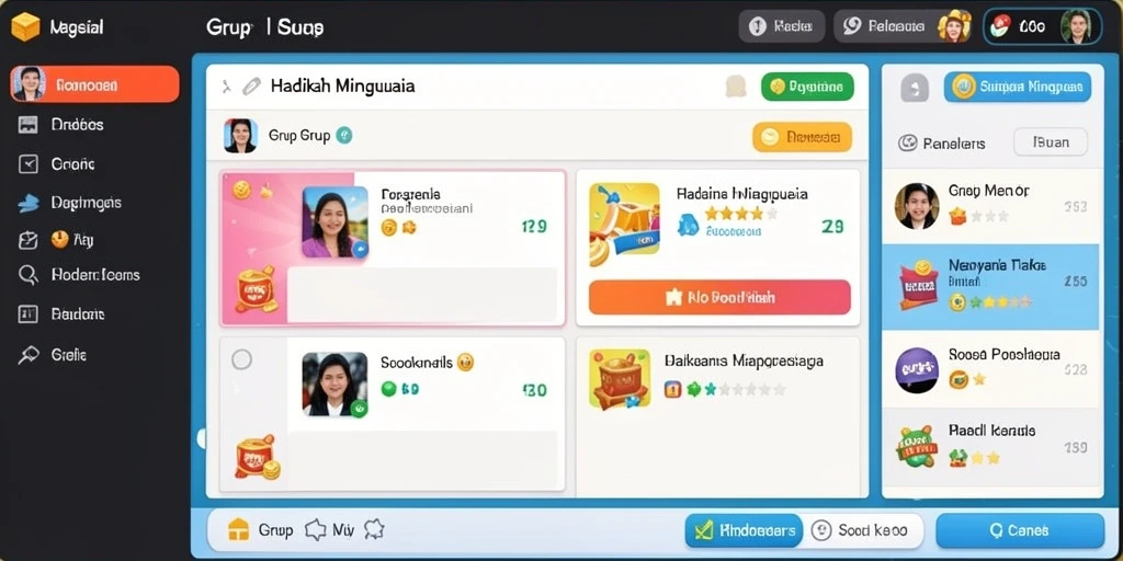 Tampilan antarmuka permainan DEWA1000 yang menarik.