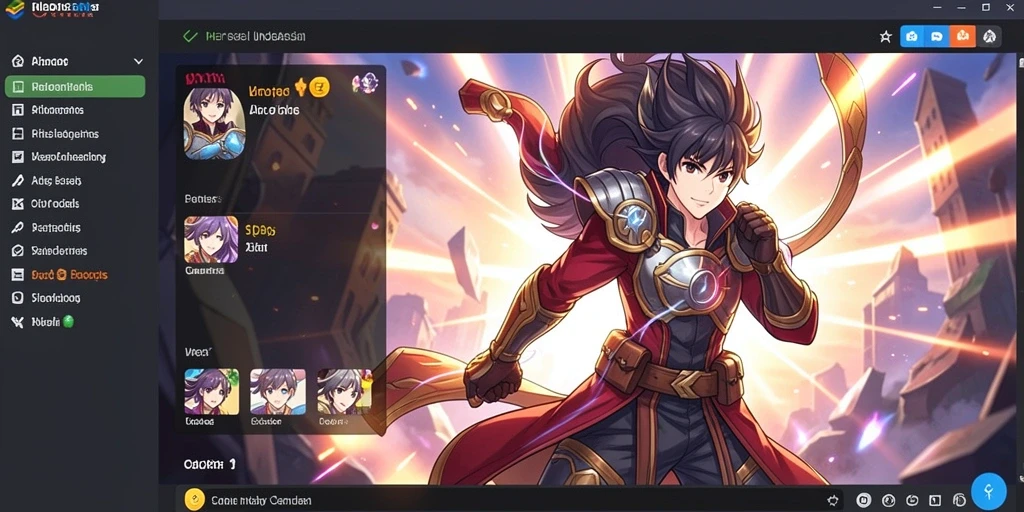 Tampilan utama game yang menakjubkan.