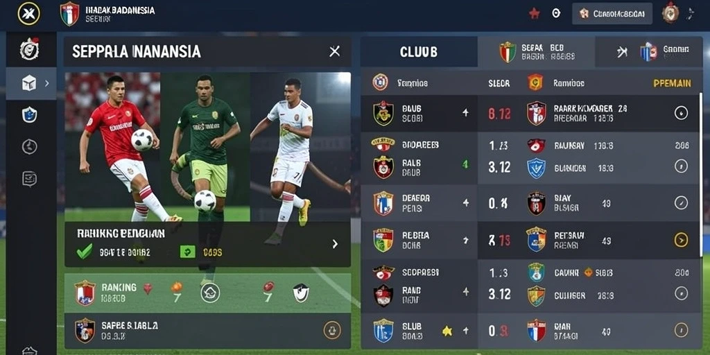 Antarmuka utama game yang menarik dan mudah dinavigasi.